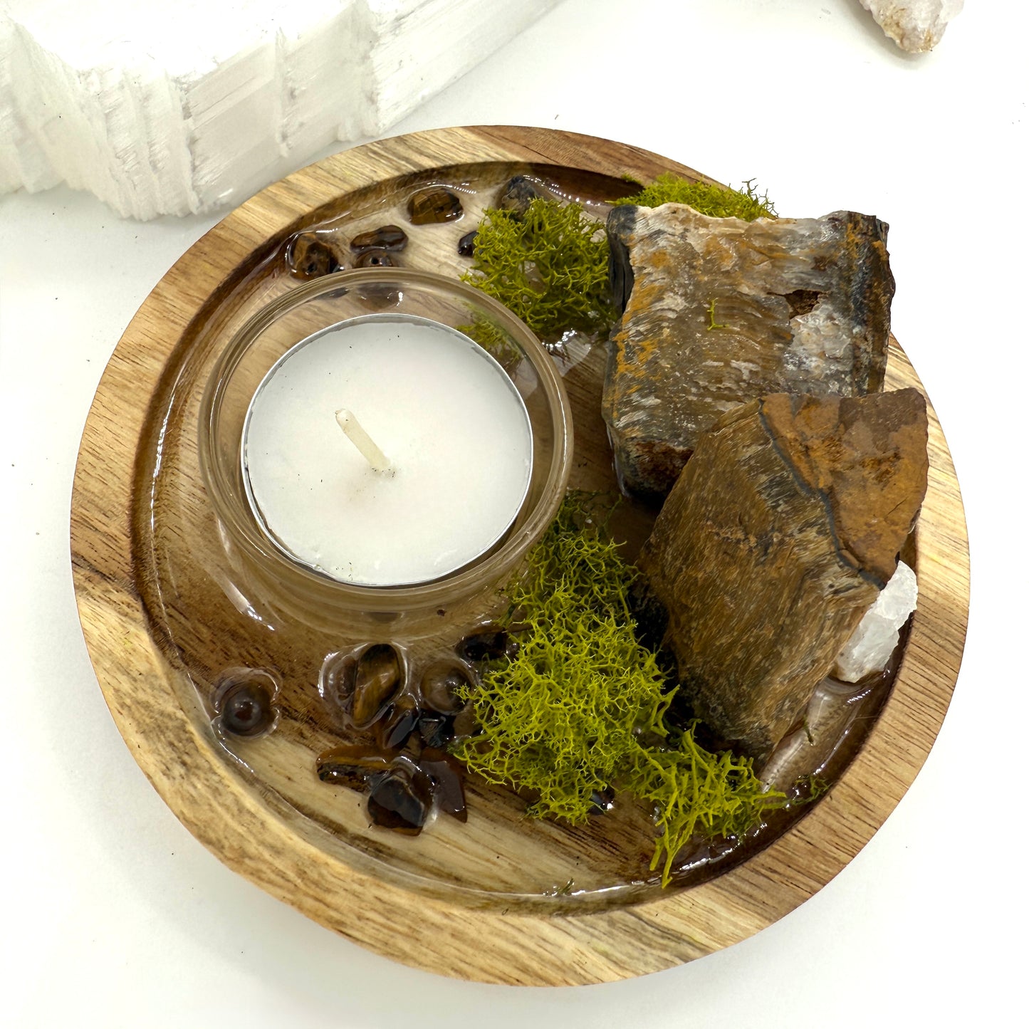 Tigers Eye Candle Altar