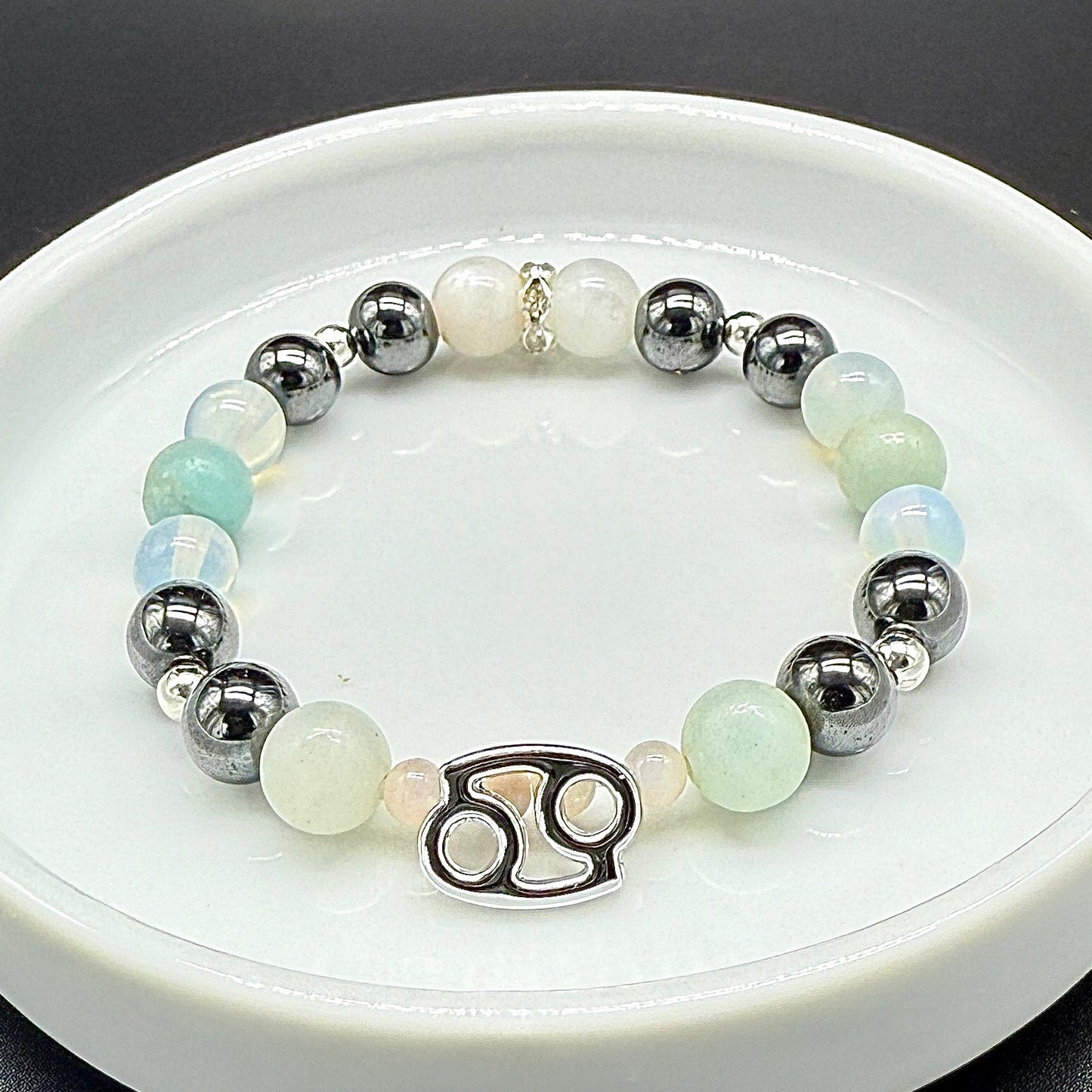 Cancer Zodiac Crystal Bracelet