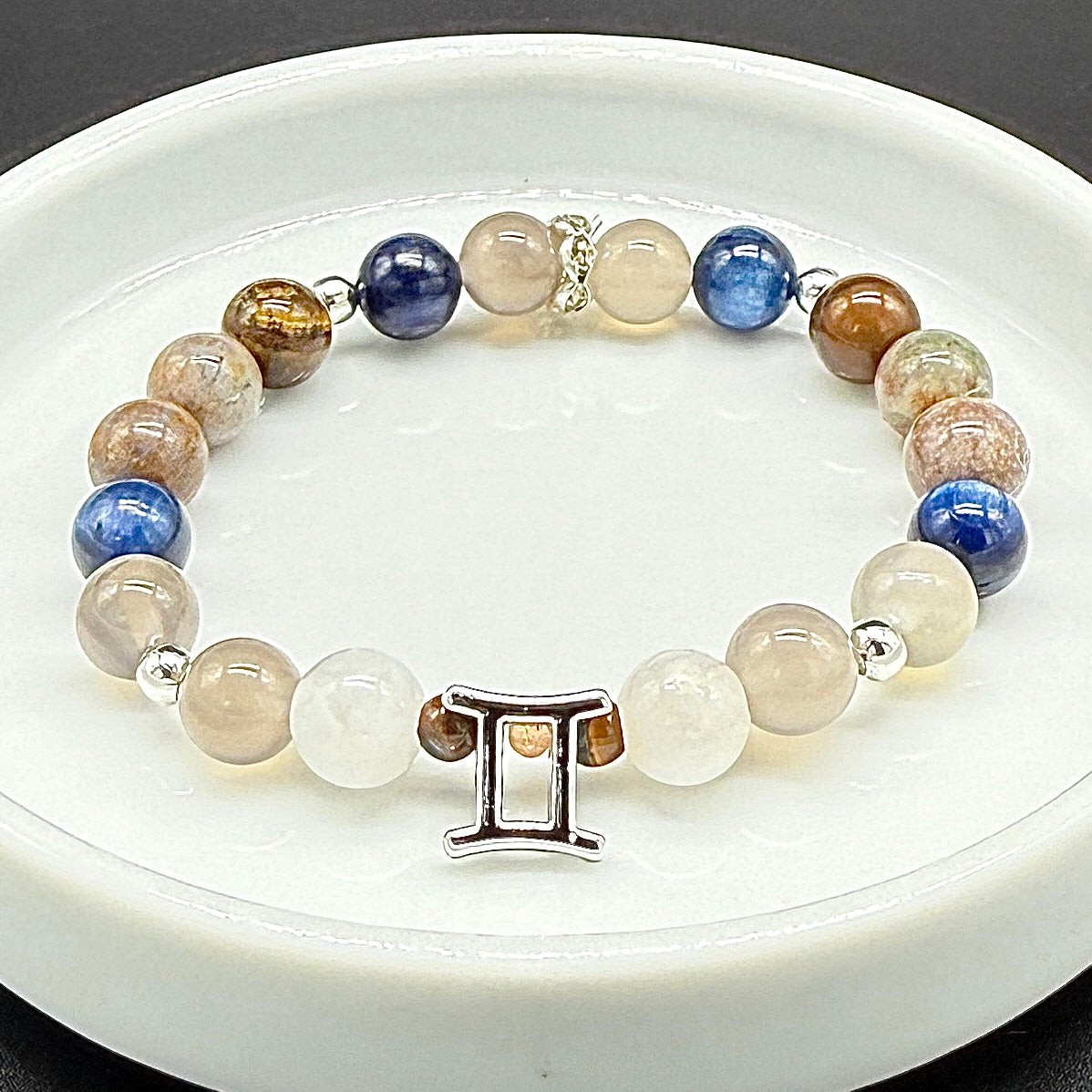 Gemini Zodiac Crystal Bracelet
