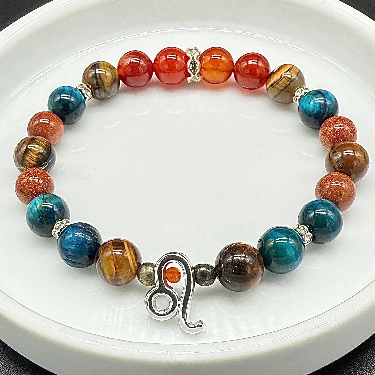 Leo Zodiac Crystal Bracelet