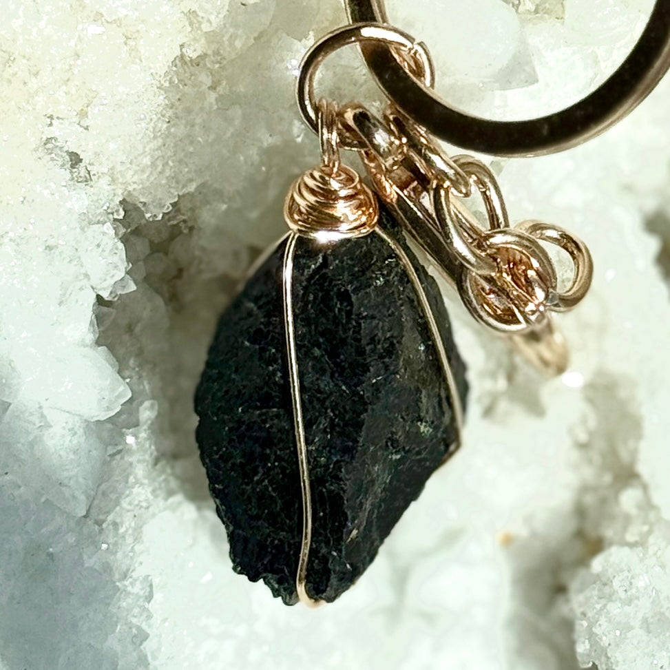 Black Tourmaline Keychain