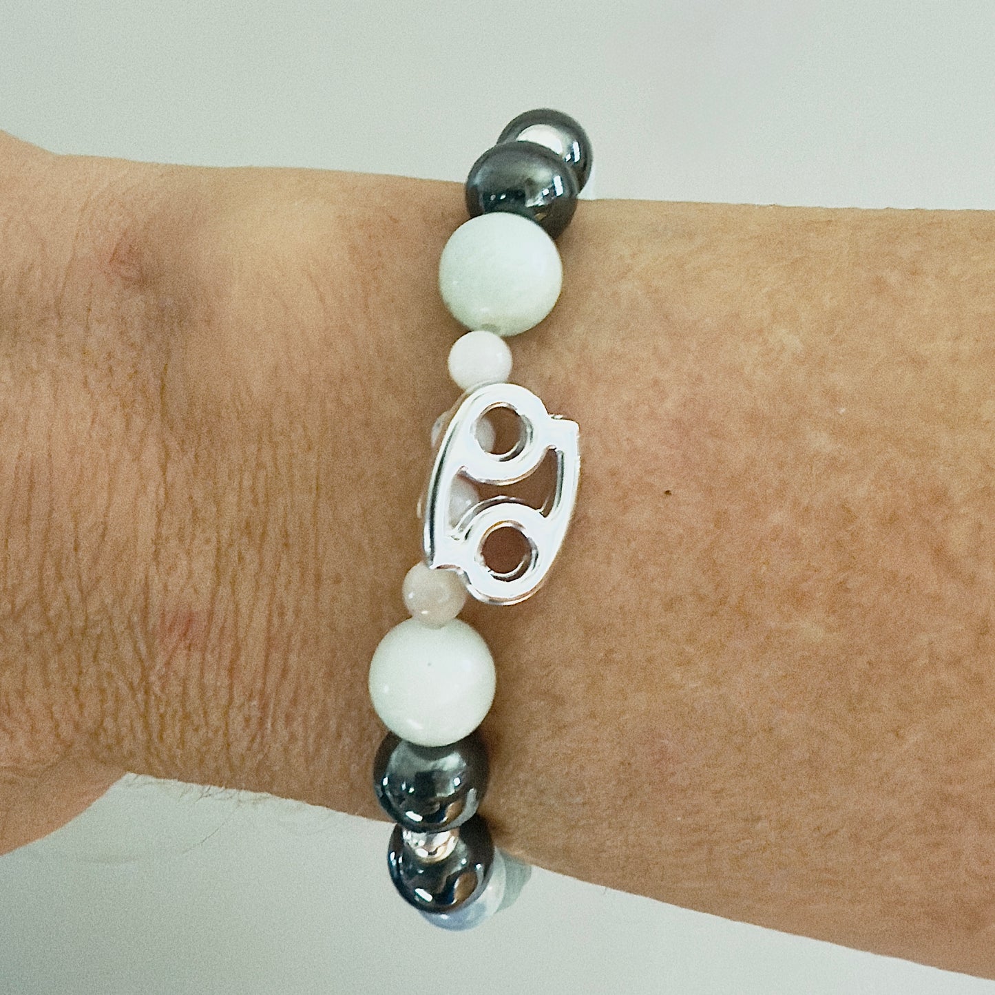 Cancer Zodiac Crystal Bracelet