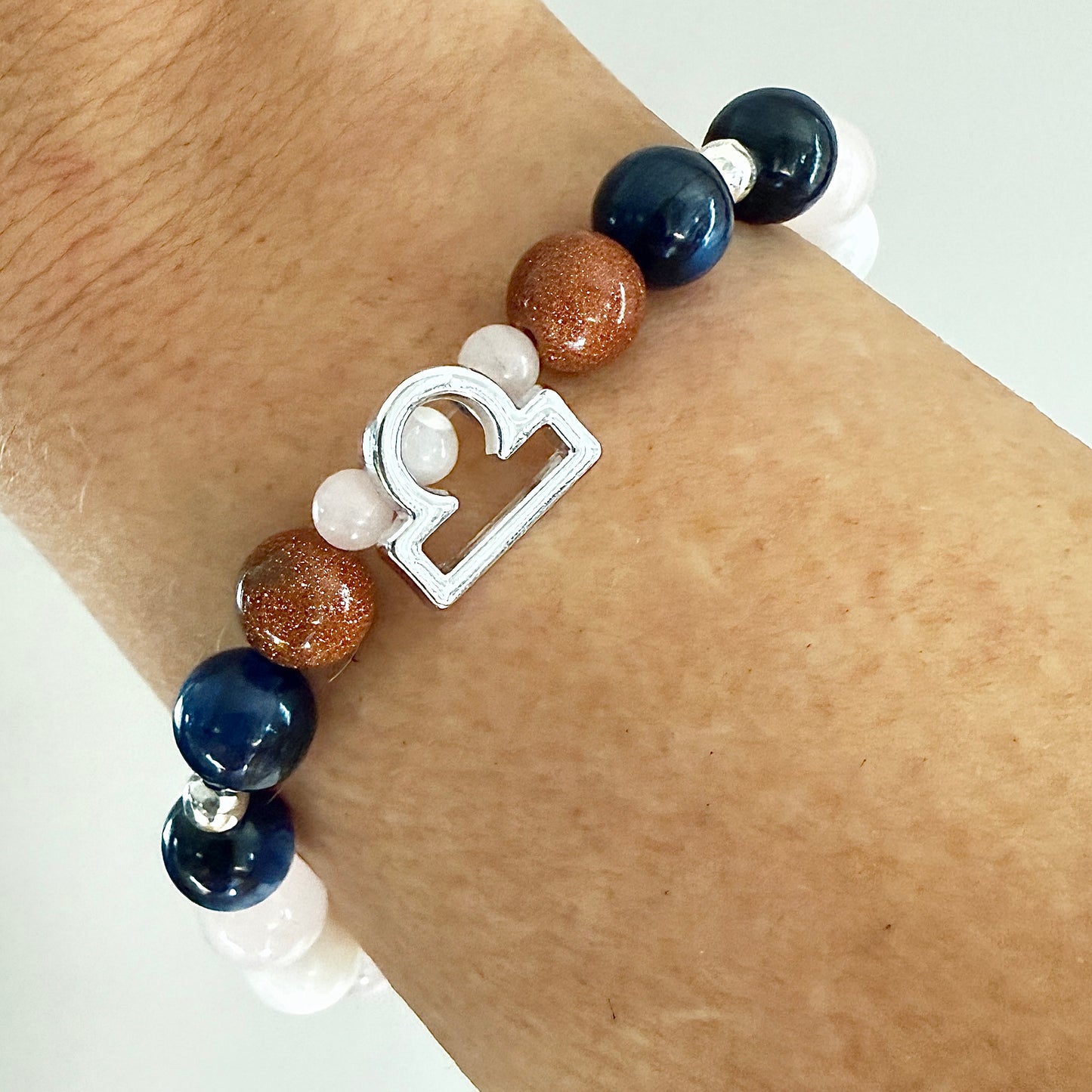 Libra Zodiac Crystal Bracelet