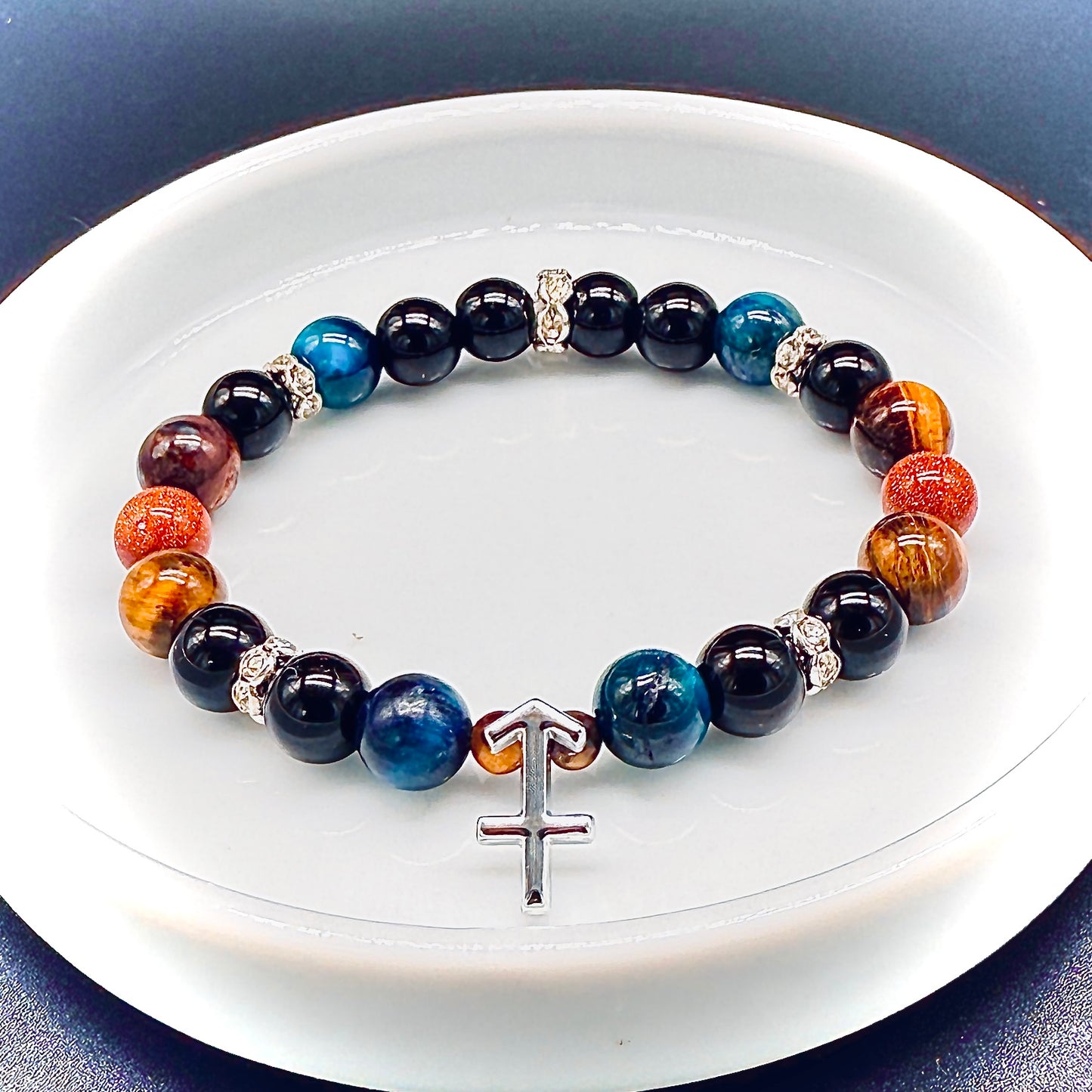 Sagittarius Zodiac Crystal Bracelet