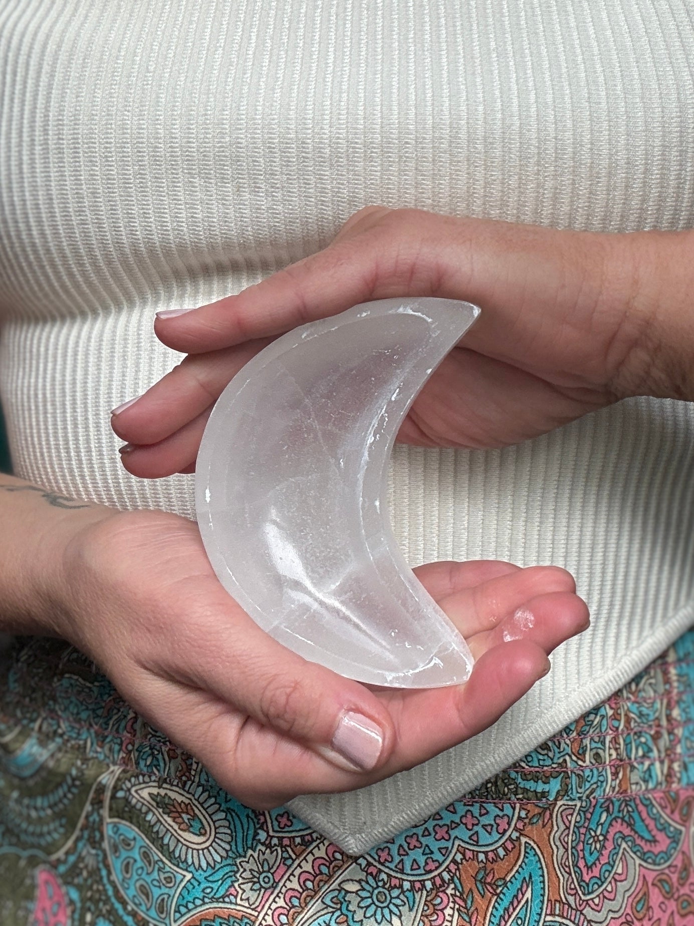 Selenite Moon Ritual Bowl