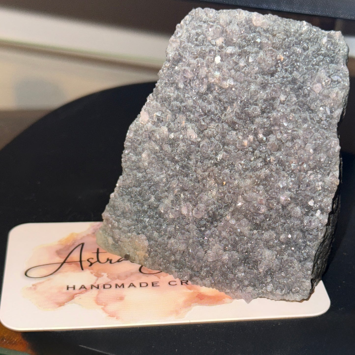 Amethyst Aura Desk Stone