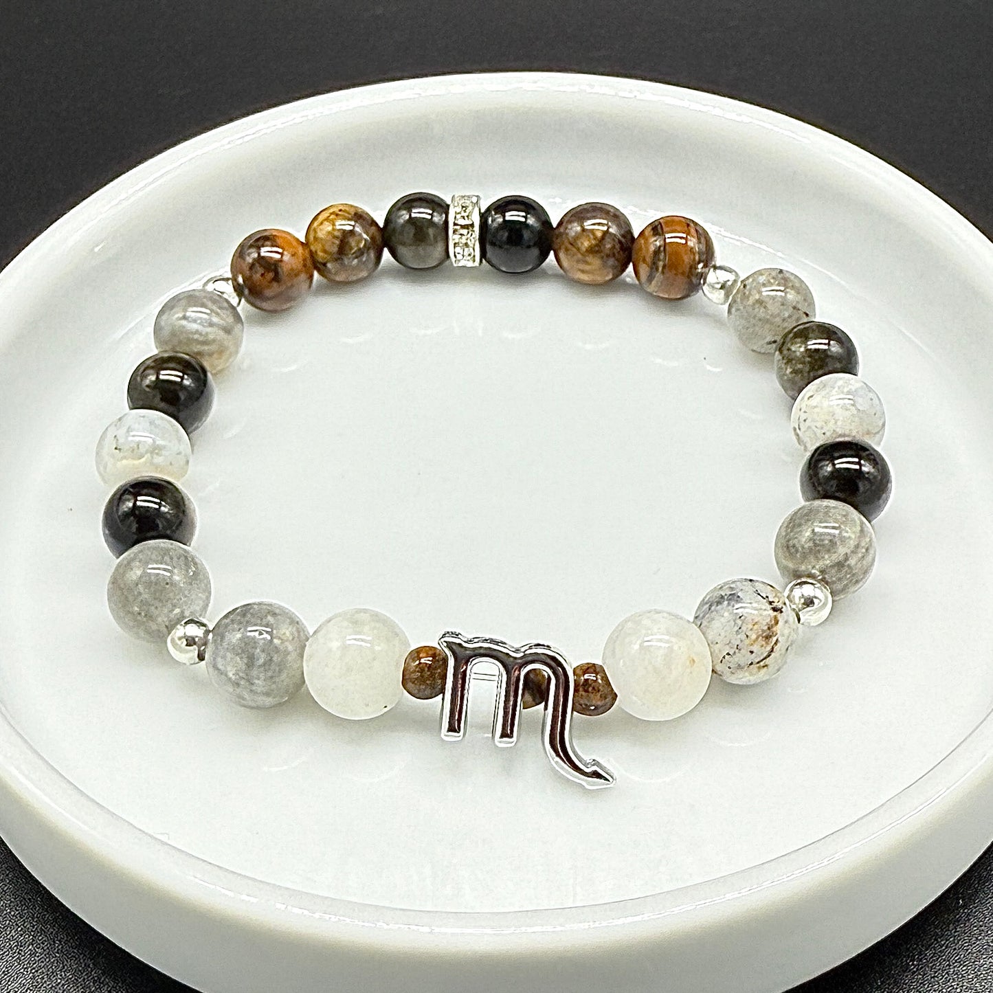 Scorpio Zodiac Crystal Bracelet
