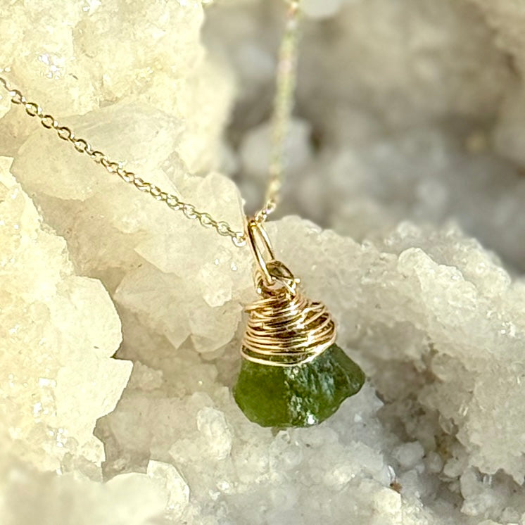 Peridot Pendant Necklace