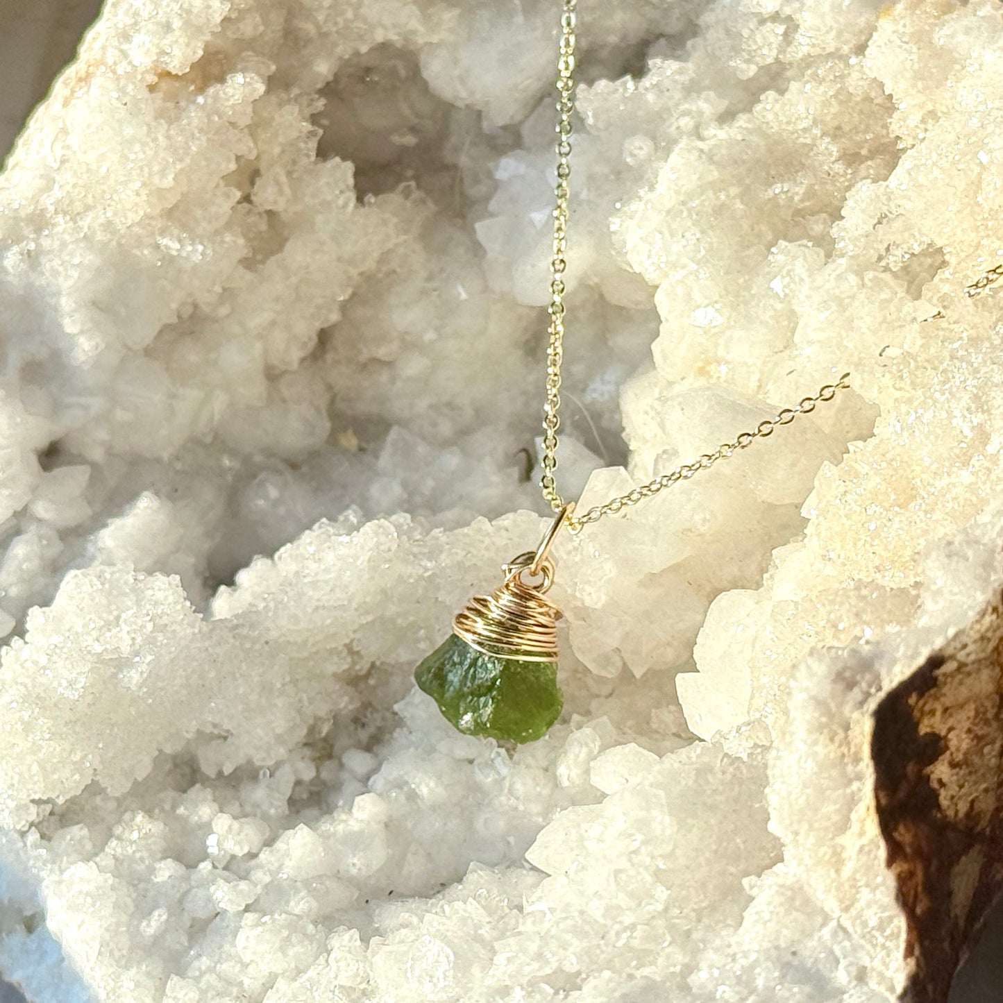 Peridot Pendant Necklace