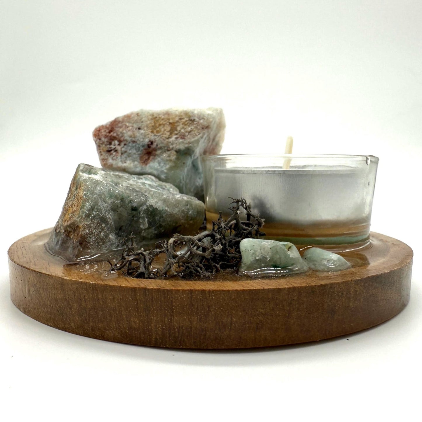 Aventurine Candle Altar
