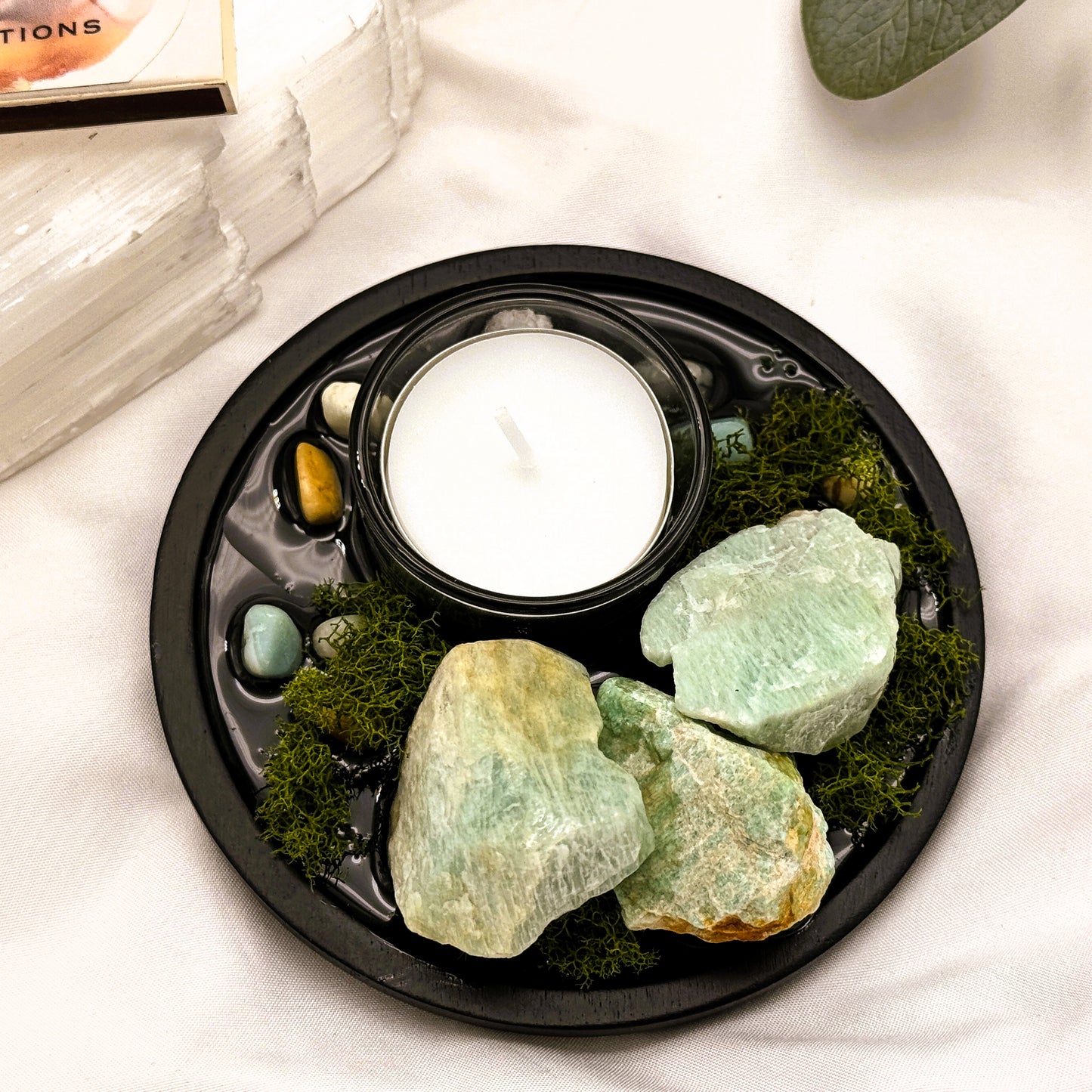 Amazonite Candle Altar