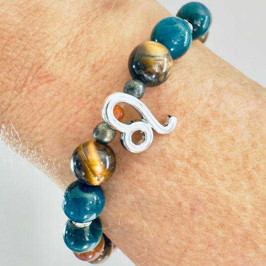 Leo Zodiac Crystal Bracelet
