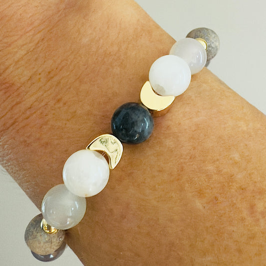 Lunar Cycle Crystal Bracelet