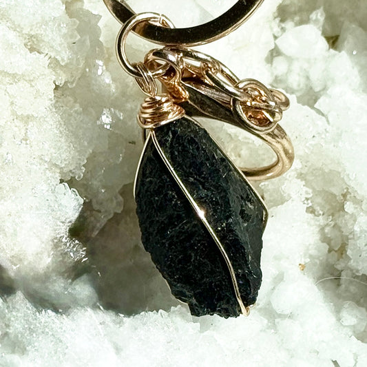 Black Tourmaline Keychain