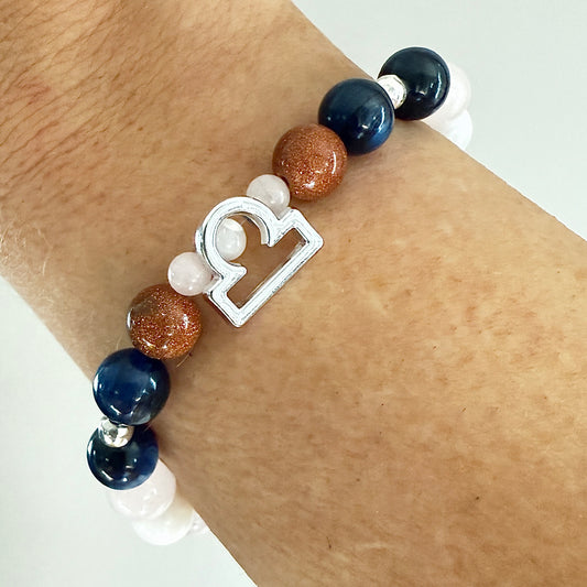Libra Zodiac Crystal Bracelet