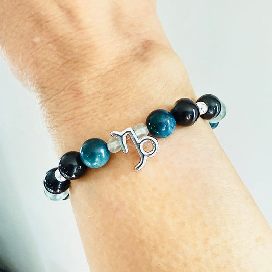Capricorn Zodiac Crystal Bracelet
