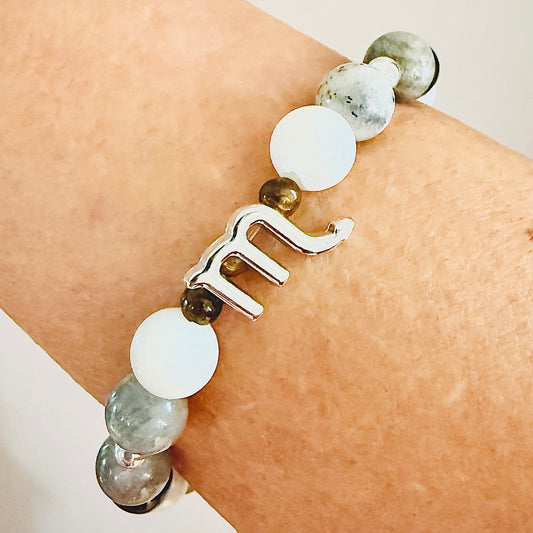 Scorpio Zodiac Crystal Bracelet