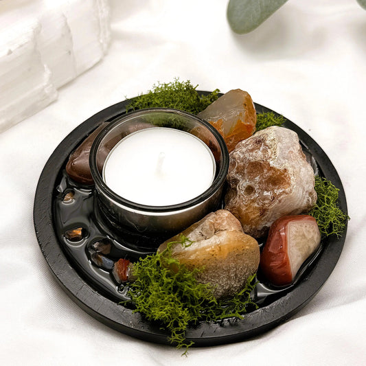 Carnelian Candle Altar